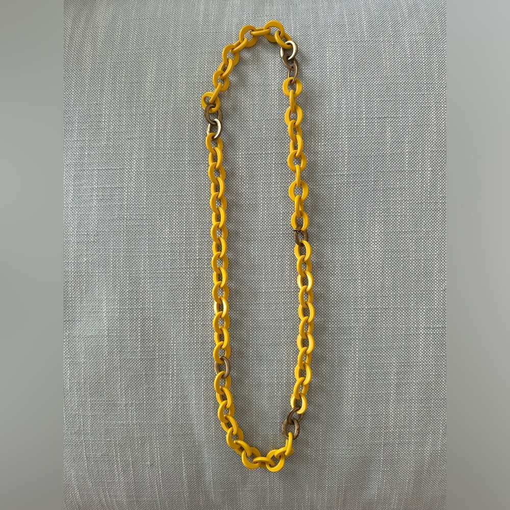 J. Crew Yellow Chain Necklace - Picture 4 of 5